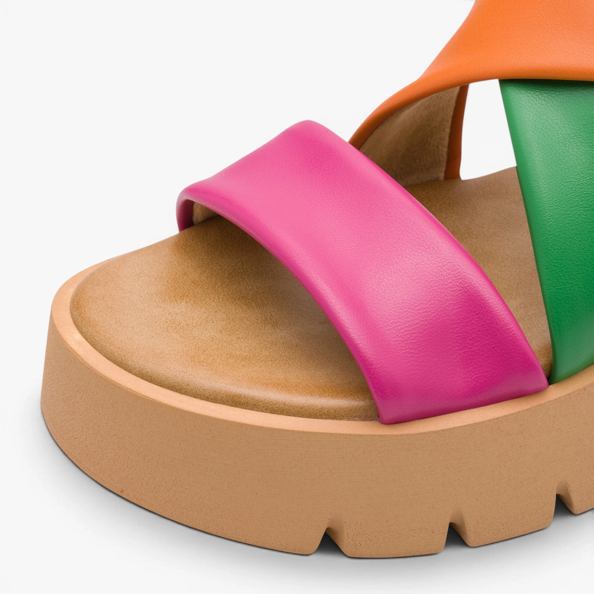 Marco Tozzi Pink Multi Sandal (Platform Sole) – 2-28525-46 514