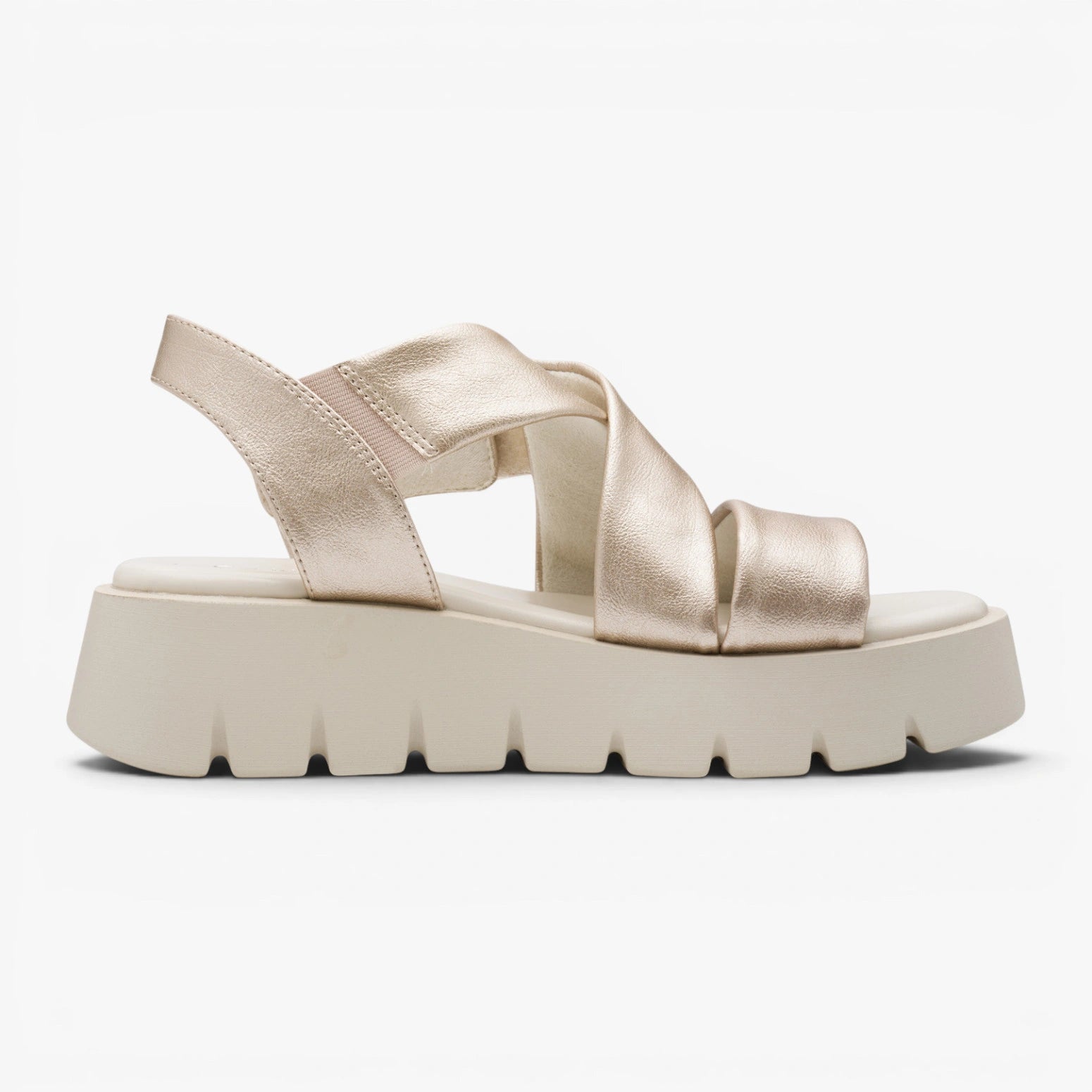 Marco Tozzi Champagne Metallic Sandal – 2-28525-46 957