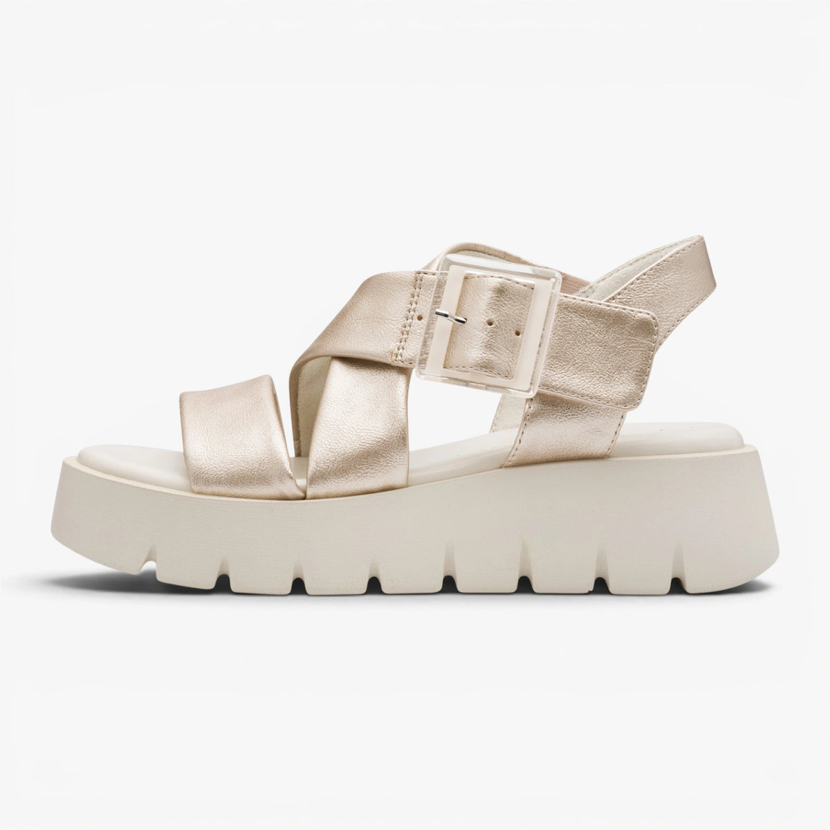 Marco Tozzi Champagne Metallic Sandal – 2-28525-46 957