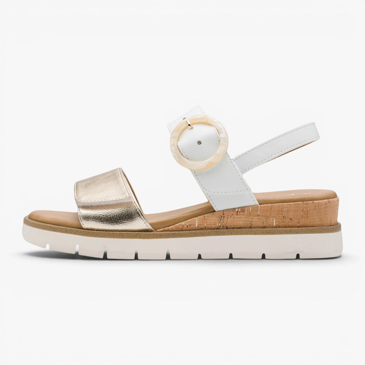 Marco Tozzi White Multi Sandal – 2-28712-46 197