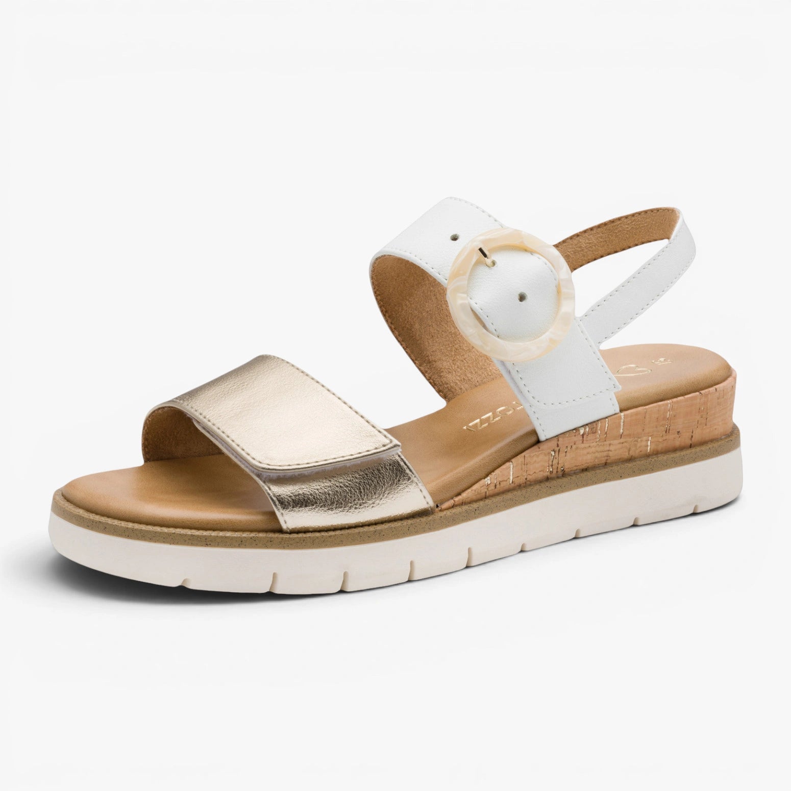 Marco Tozzi White Multi Sandal – 2-28712-46 197