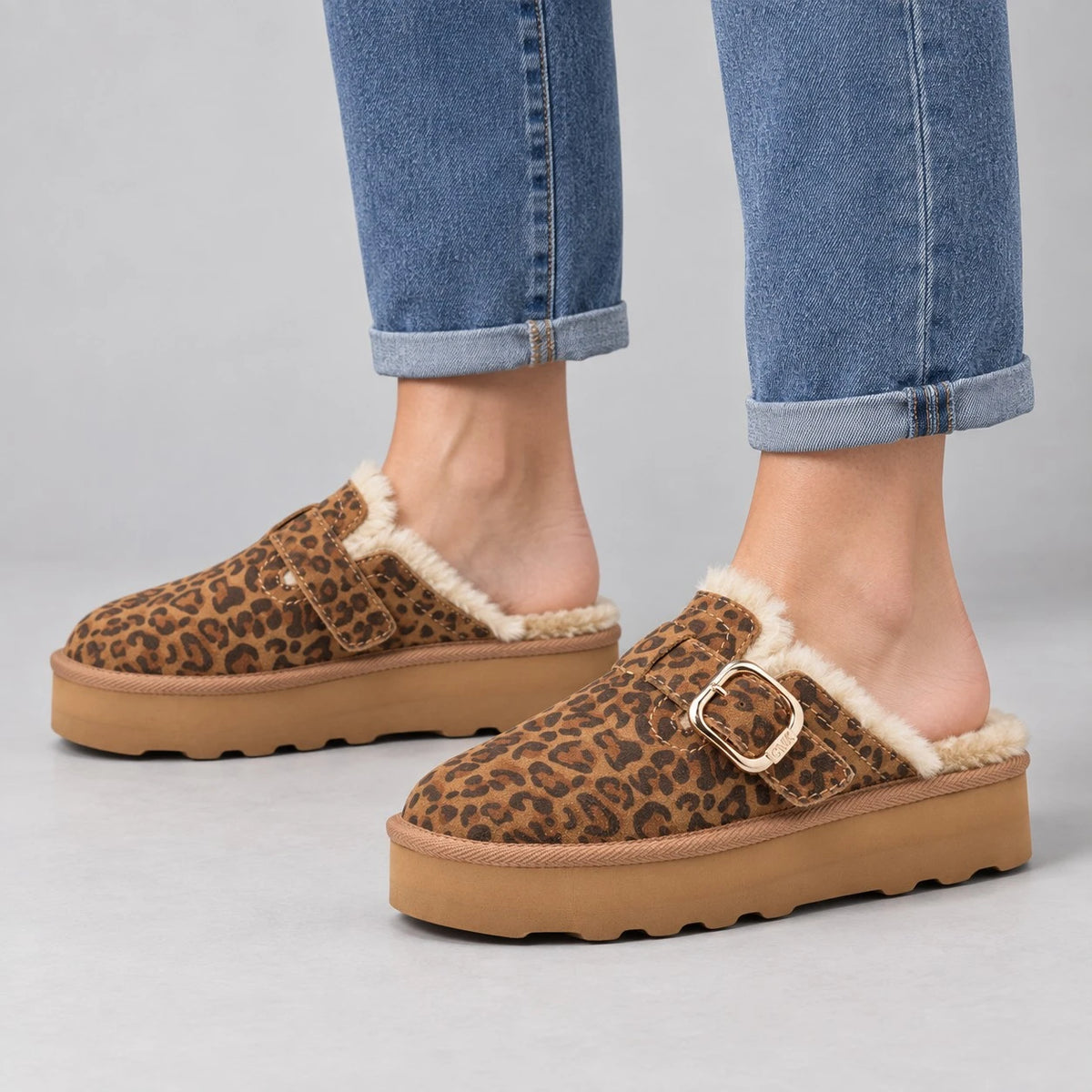 Marco Tozzi by GMK Leopard Cognac Slip-on (Platform Sole) – 2-87300-45 935