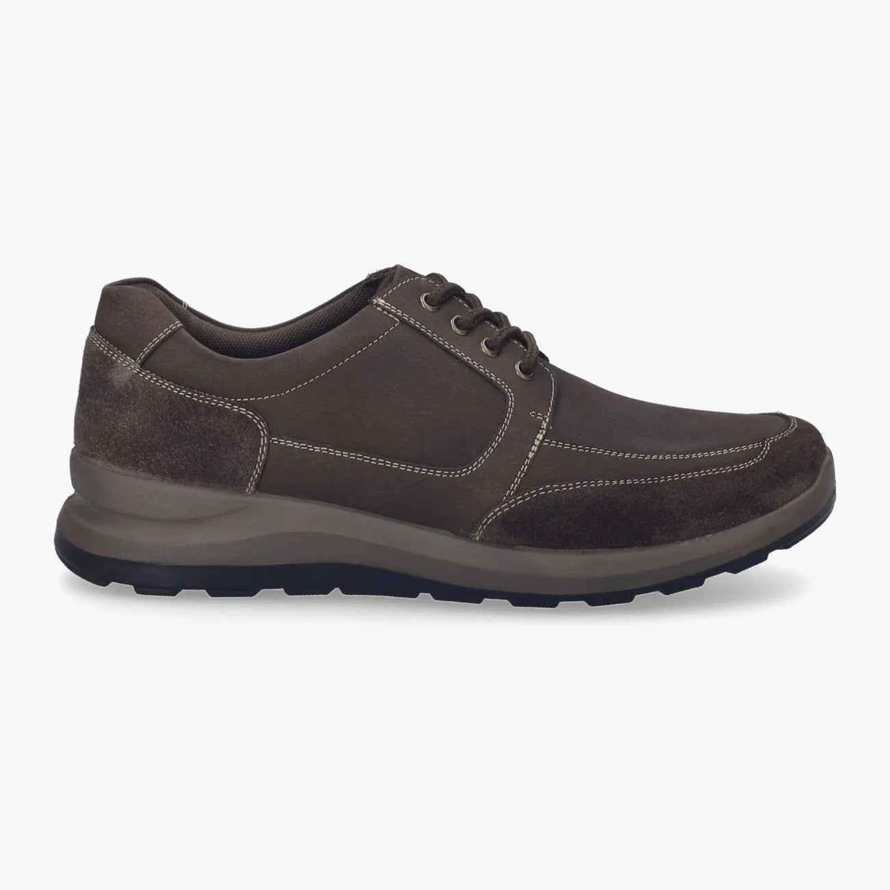 Josef Seibel Moro Waterproof Men’s Leather Trainer – Lightweight PU Sole (Marley 51) - Leavys Shoes
