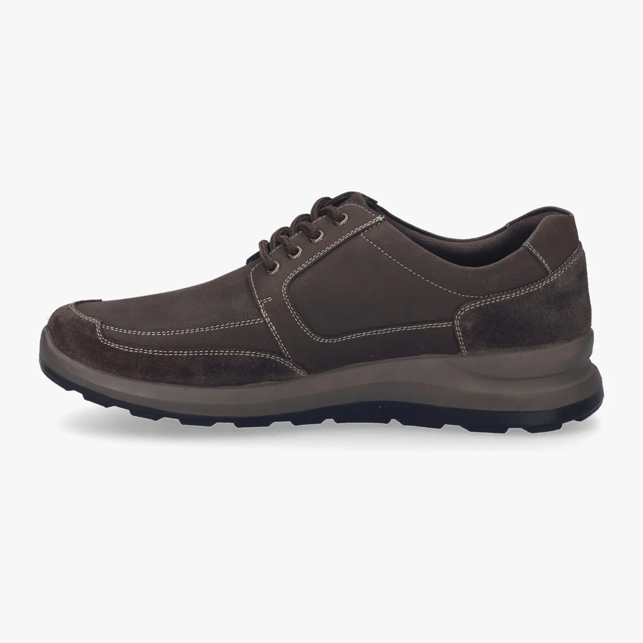 Josef Seibel Moro Waterproof Men’s Leather Trainer – Lightweight PU Sole (Marley 51) - Leavys Shoes