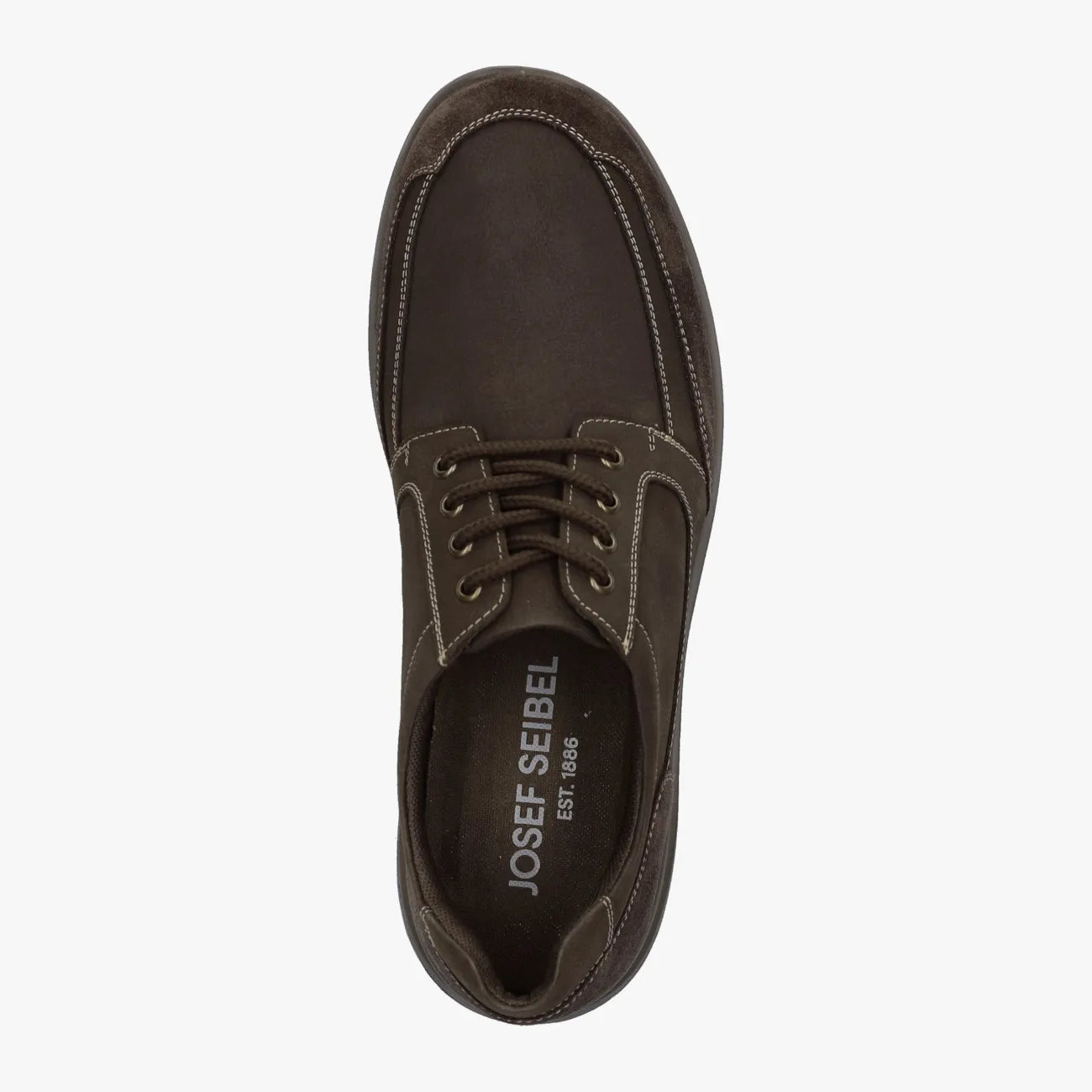 Josef Seibel Moro Waterproof Men’s Leather Trainer – Lightweight PU Sole (Marley 51) - Leavys Shoes