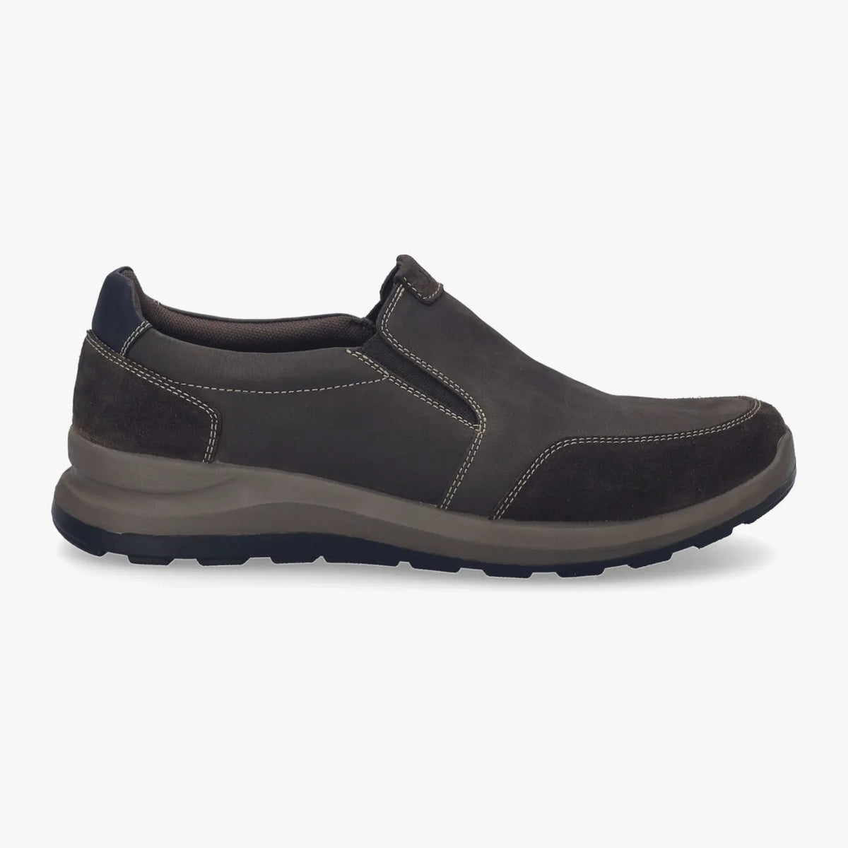 Josef Seibel Moro Waterproof Men’s Leather Loafer – Wide Fit, Lightweight PU Sole (Marley 52) - Leavys Shoes