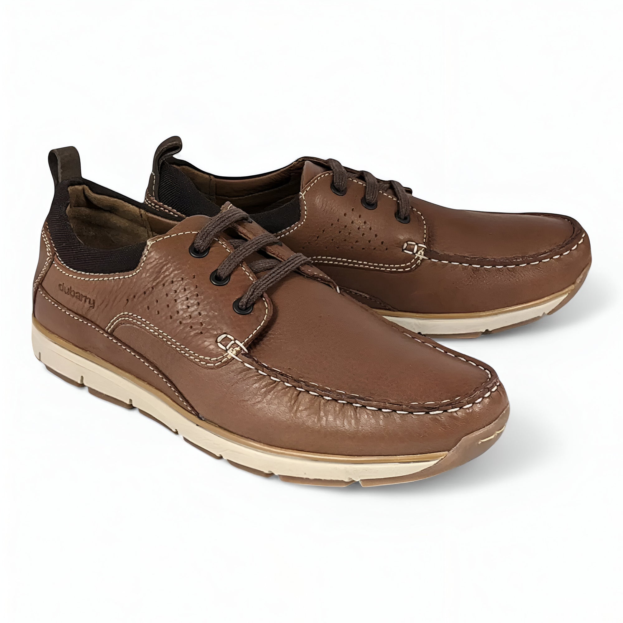 Brown Casual Shoes with Dark Brown Laces - Dubarry Matthew - Leavys Shoes