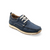 Navy Suede Casual Shoes with White Laces - Dubarry Matthew