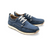 Navy Suede Casual Shoes with White Laces - Dubarry Matthew