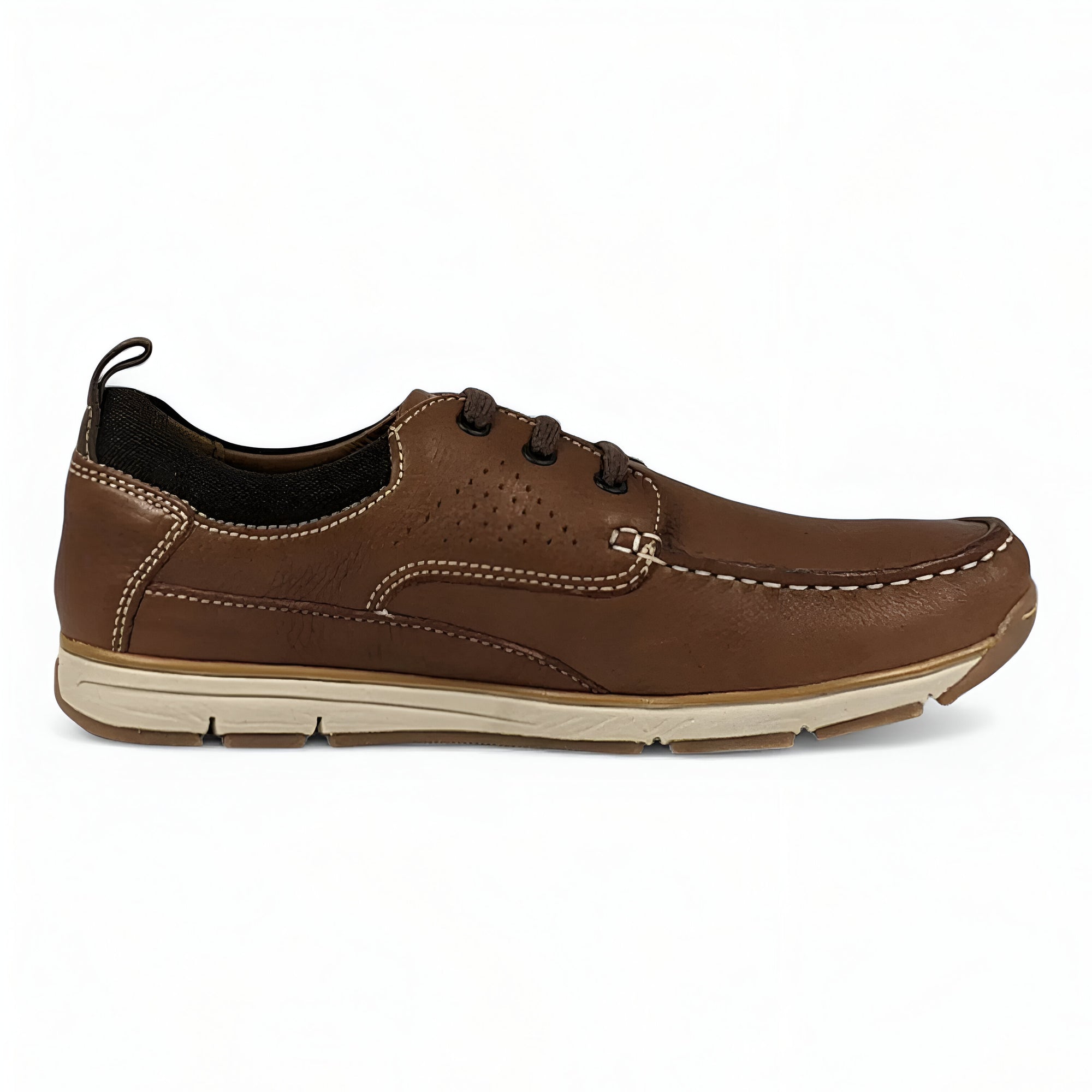 Brown Casual Shoes with Dark Brown Laces - Dubarry Matthew