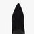 Miss Elastic Black Suede Knee-High Sock Boots