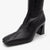 Miss Elastic Malori Knee-High Stretch Boots – Black