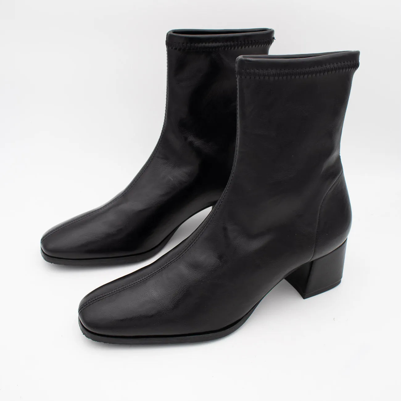 Miss Elastic 78330/62-05 Stretch Sock Ankle Boots – Black