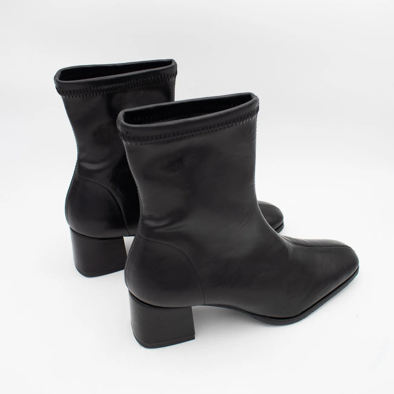 Miss Elastic 78330/62-05 Stretch Sock Ankle Boots – Black