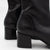 Miss Elastic 78330/62-05 Stretch Sock Ankle Boots – Black