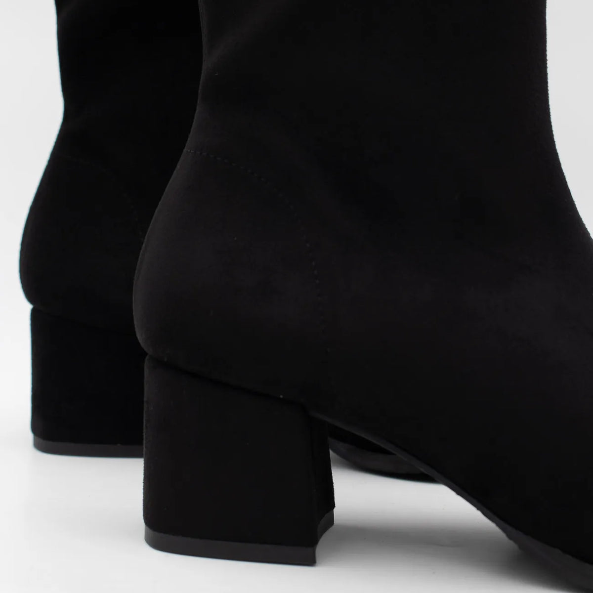 Miss Elastic 78330/AE-05 Stretch Sock Ankle Boots – Black