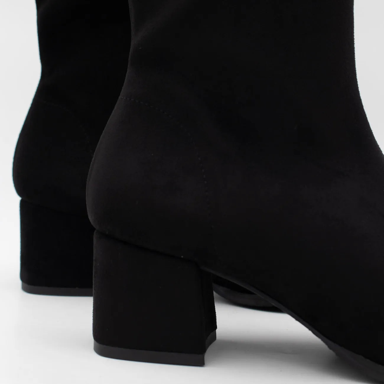 Miss Elastic 78330/AE-05 Stretch Sock Ankle Boots – Black