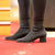 Miss Elastic 78330/AE-05 Stretch Sock Ankle Boots – Black