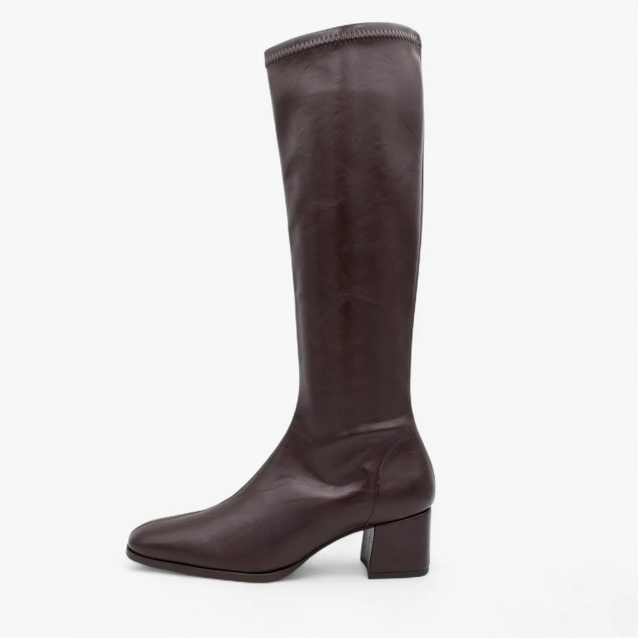 Miss Elastic 78331/62-44 Knee-High Stretch Boots – Dark Brown