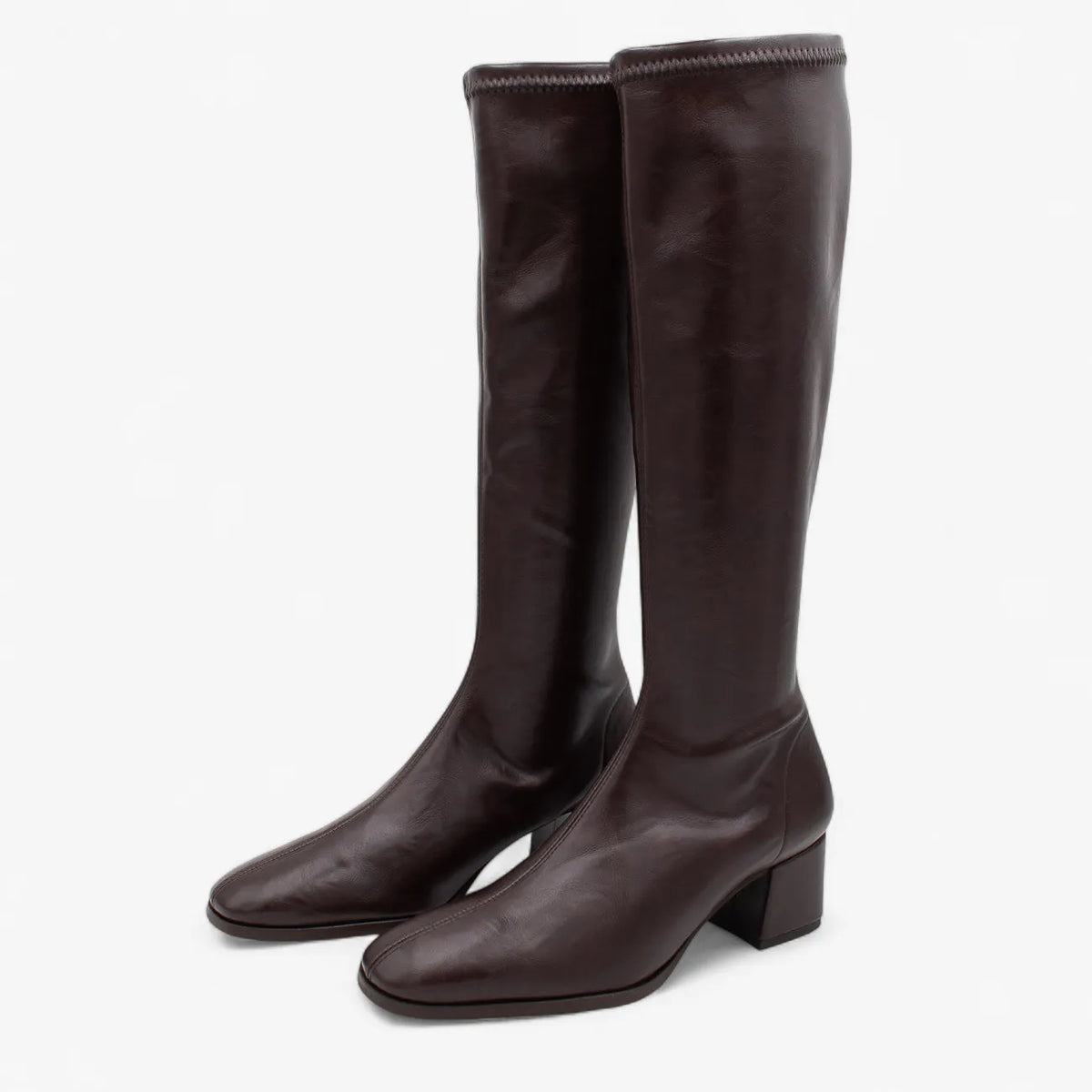 Miss Elastic 78331/62-44 Knee-High Stretch Boots – Dark Brown