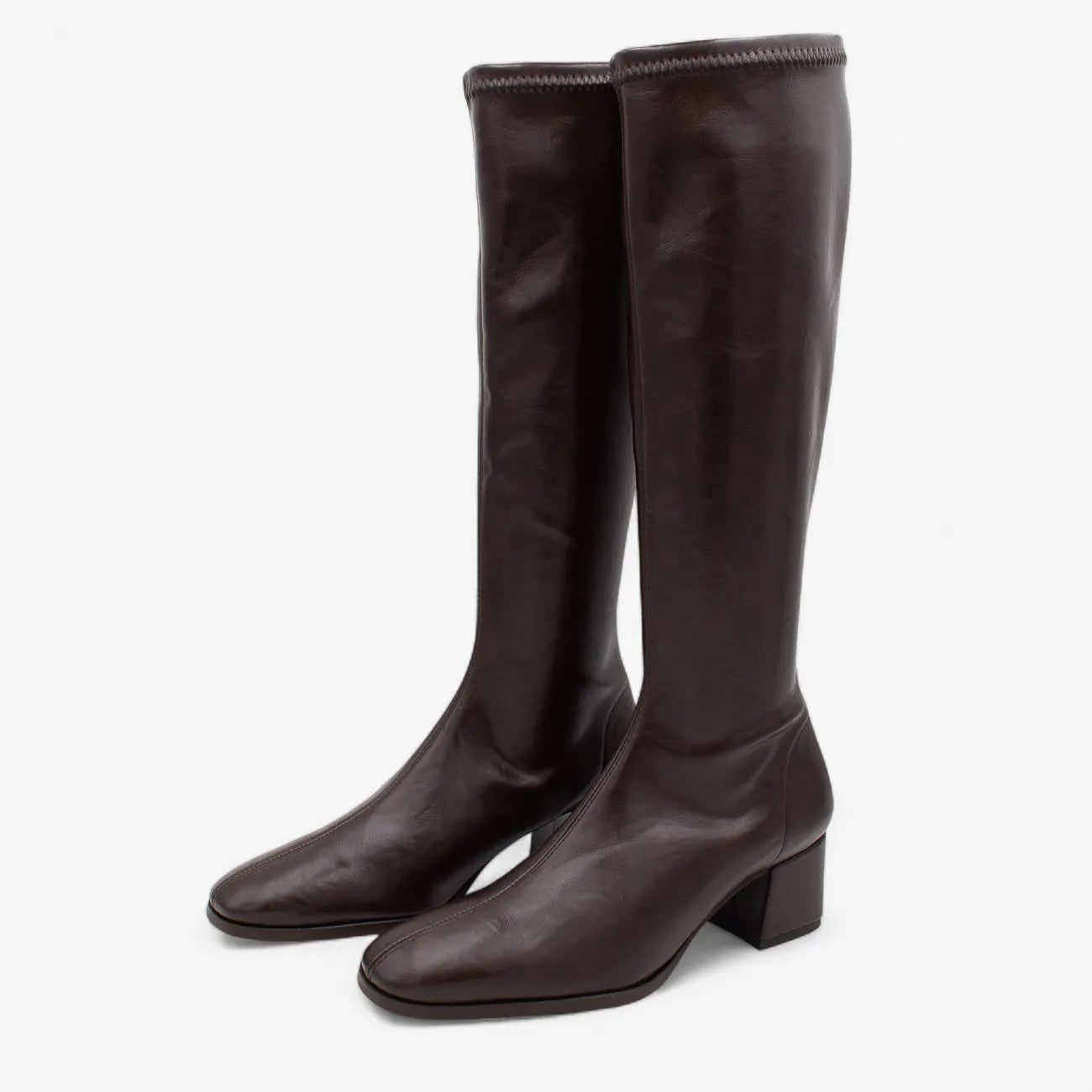 Miss Elastic 78331/62-44 Knee-High Stretch Boots – Dark Brown