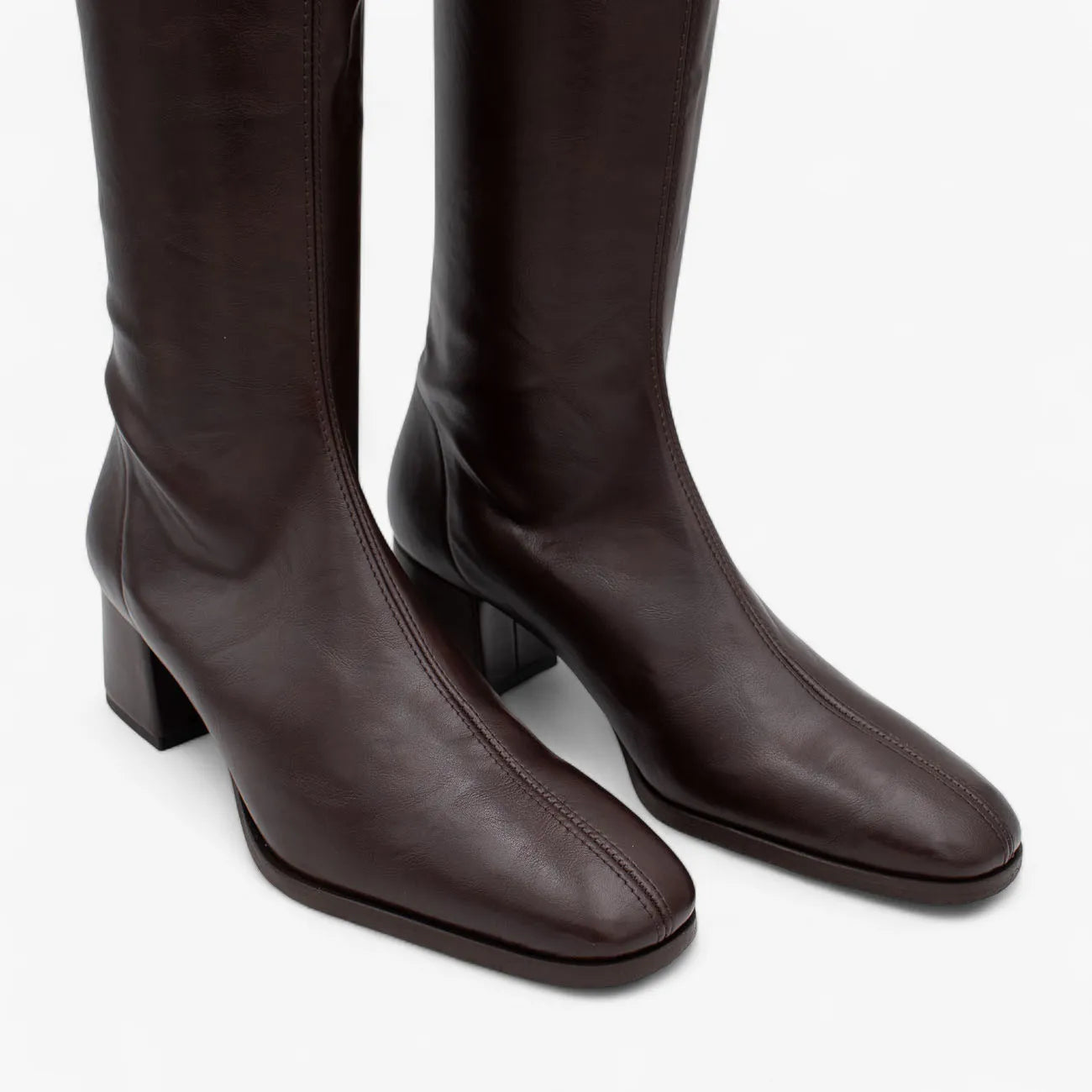 Miss Elastic 78331/62-44 Knee-High Stretch Boots – Dark Brown