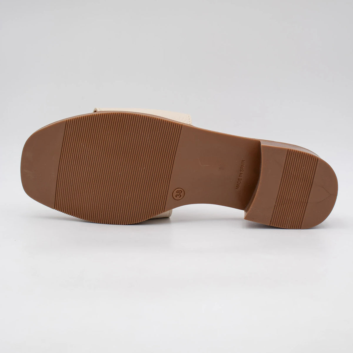 OH! My Sandals Cream Sandal (Slip-On) – 5890