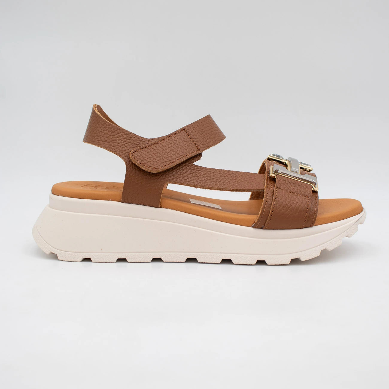 OH! My Sandals Tan Sandal (Platform Sole) – 5953