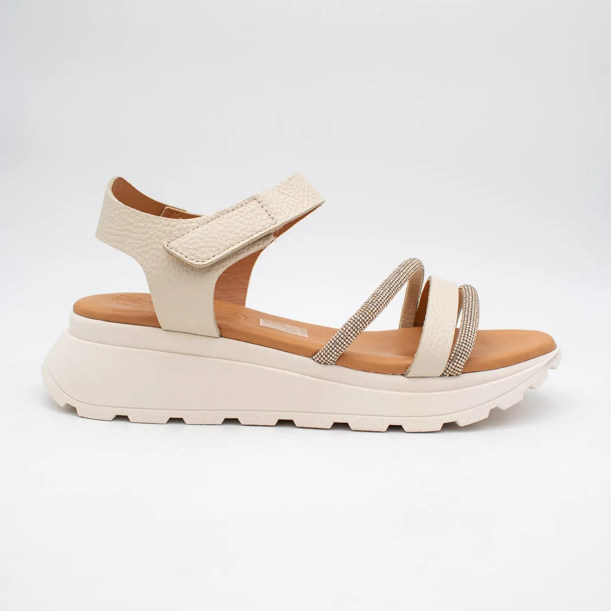 OH! My Sandals Ivory Sandal (Platform Sole) – 5956