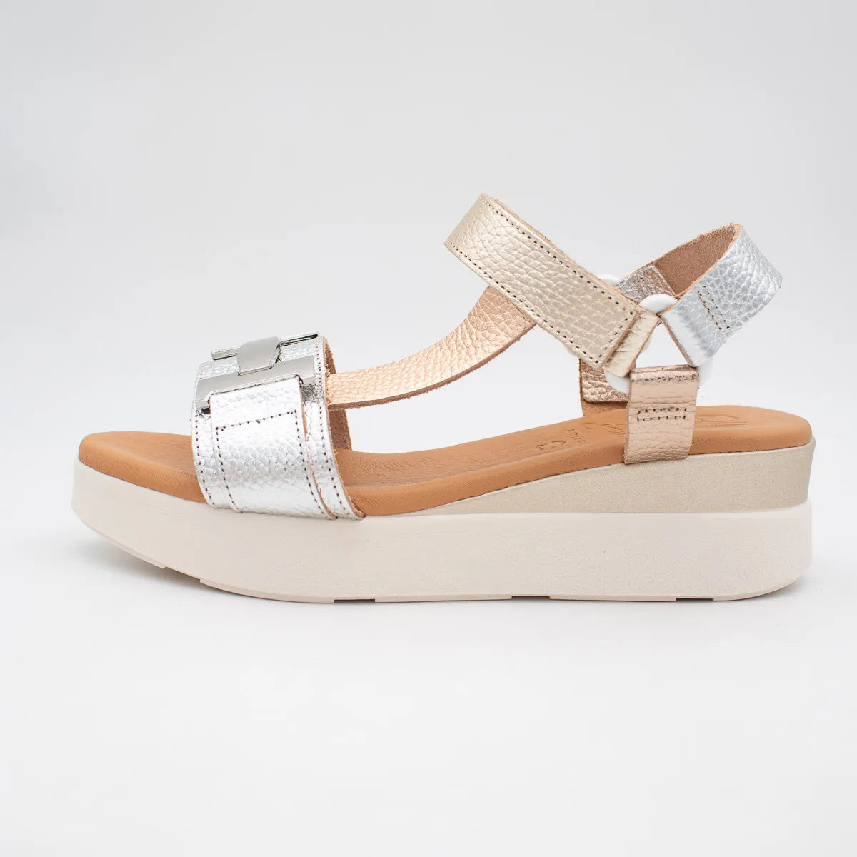 OH! My Sandals Silver Multi Sandal (Platform Sole) – 5961