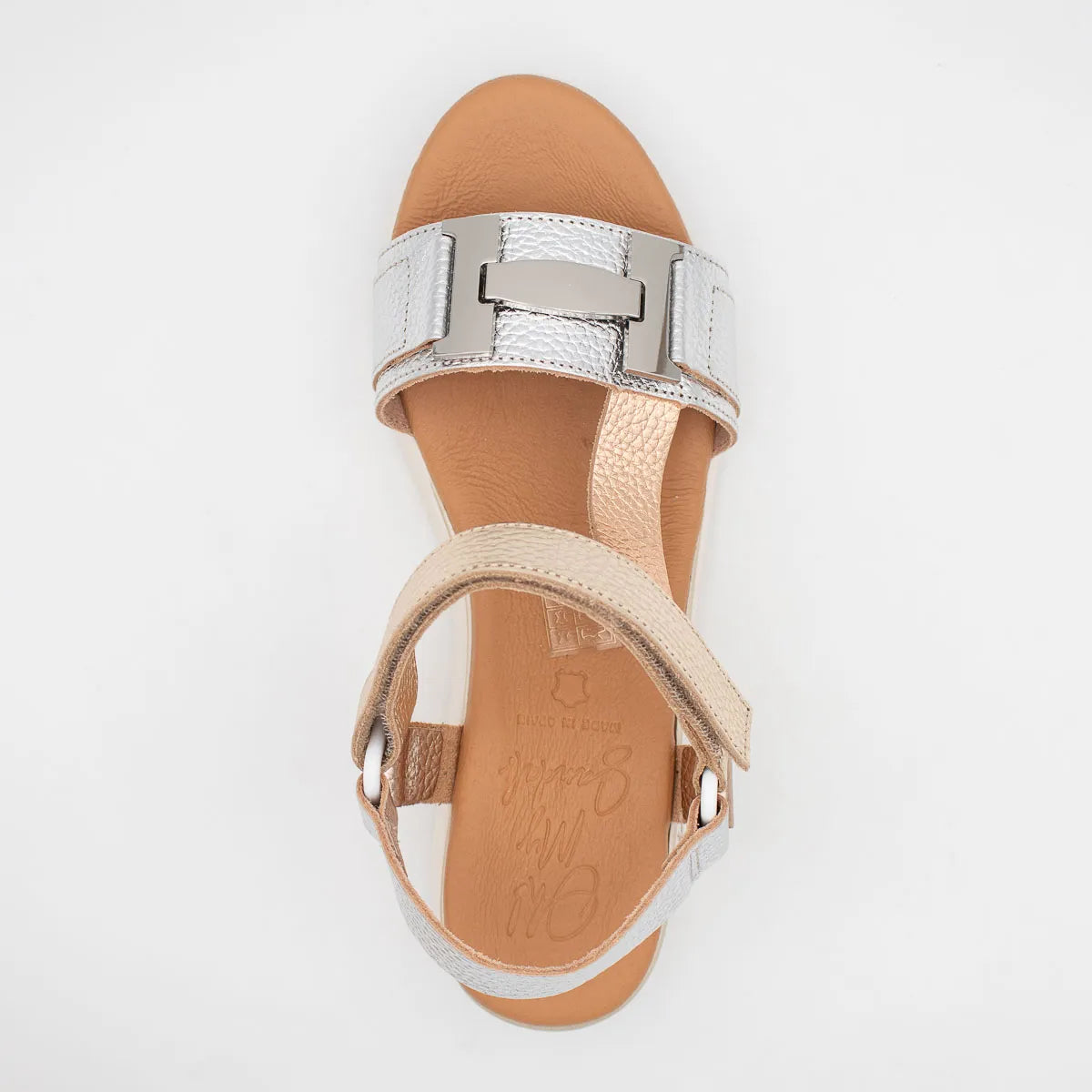 OH! My Sandals Silver Multi Sandal (Platform Sole) – 5961