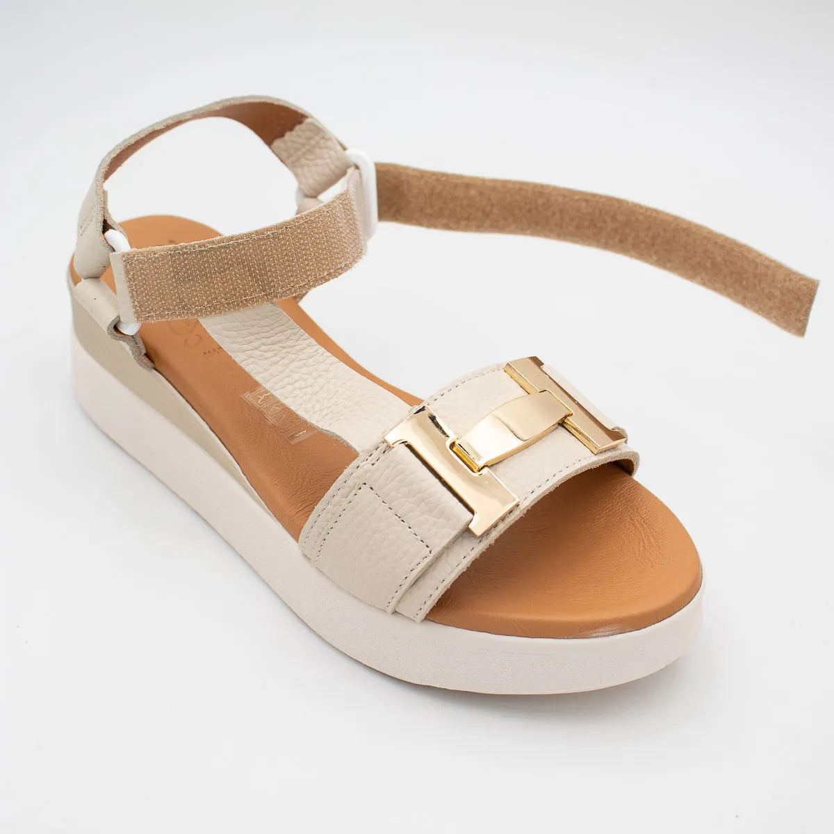 OH! My Sandals Ivory Sandal (Platform Sole) – 5961