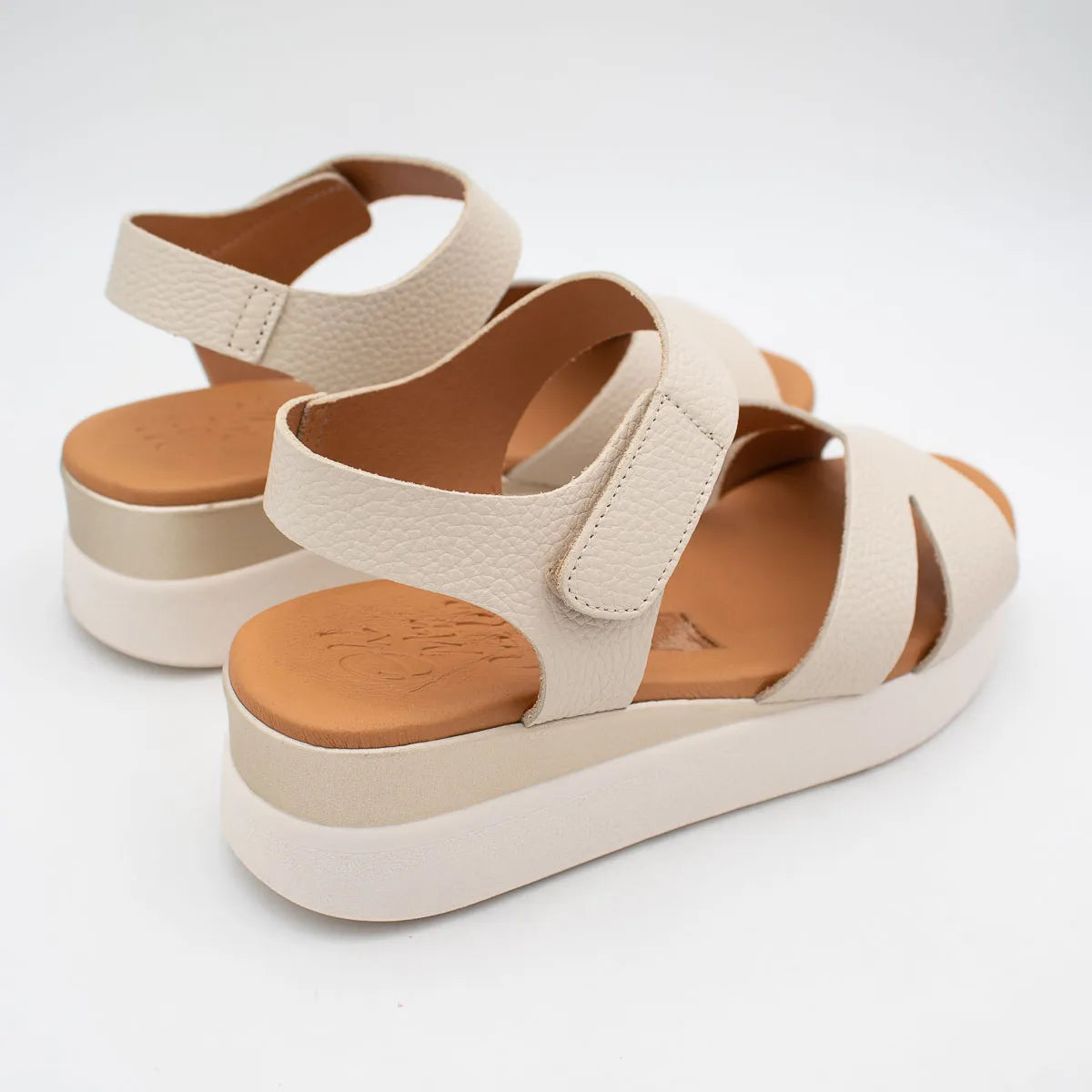 OH! My Sandals Ivory Sandal (Platform Sole) – 5963