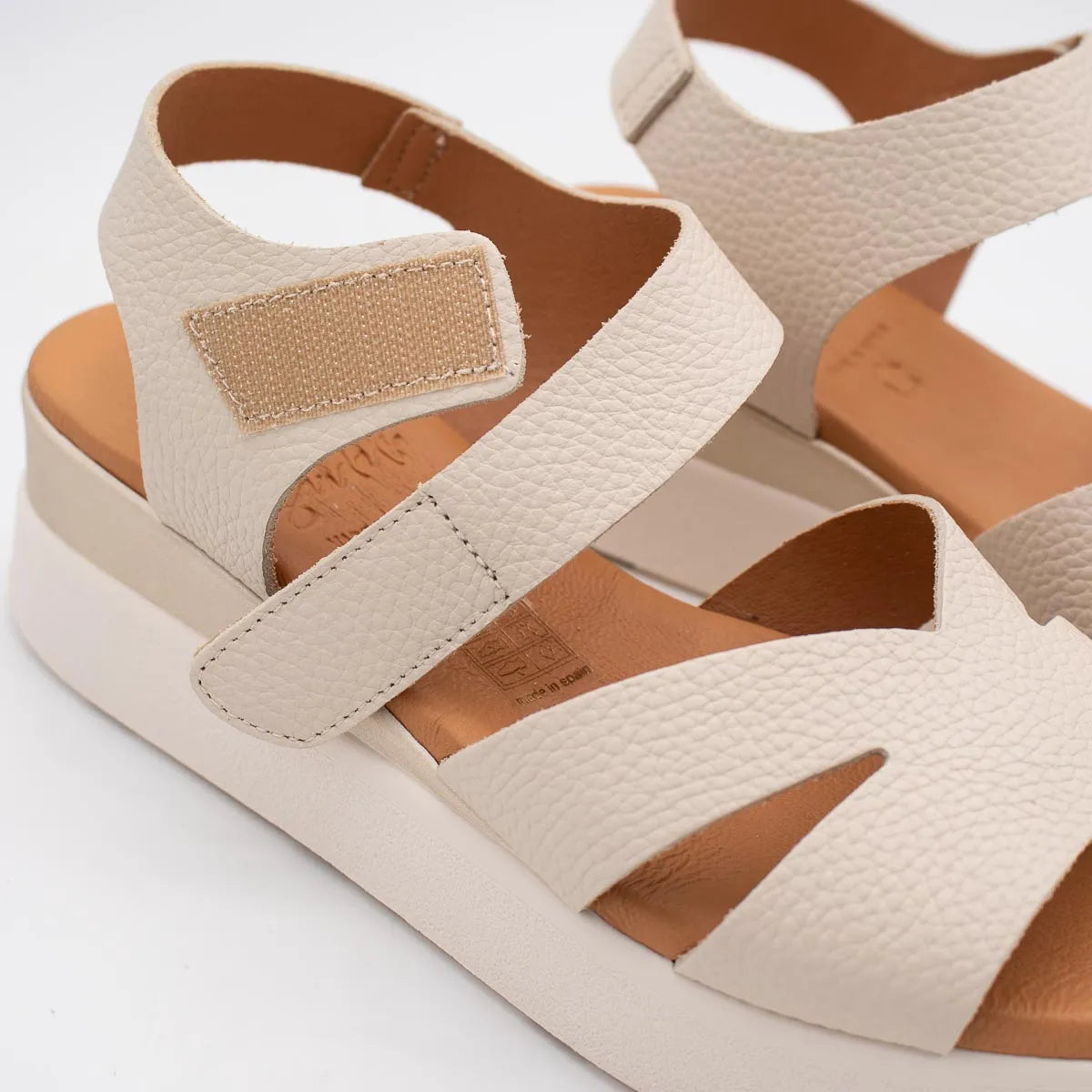OH! My Sandals Ivory Sandal (Platform Sole) – 5963