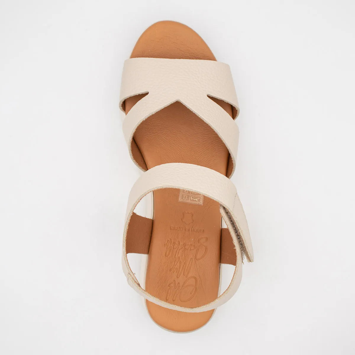 OH! My Sandals Ivory Sandal (Platform Sole) – 5963
