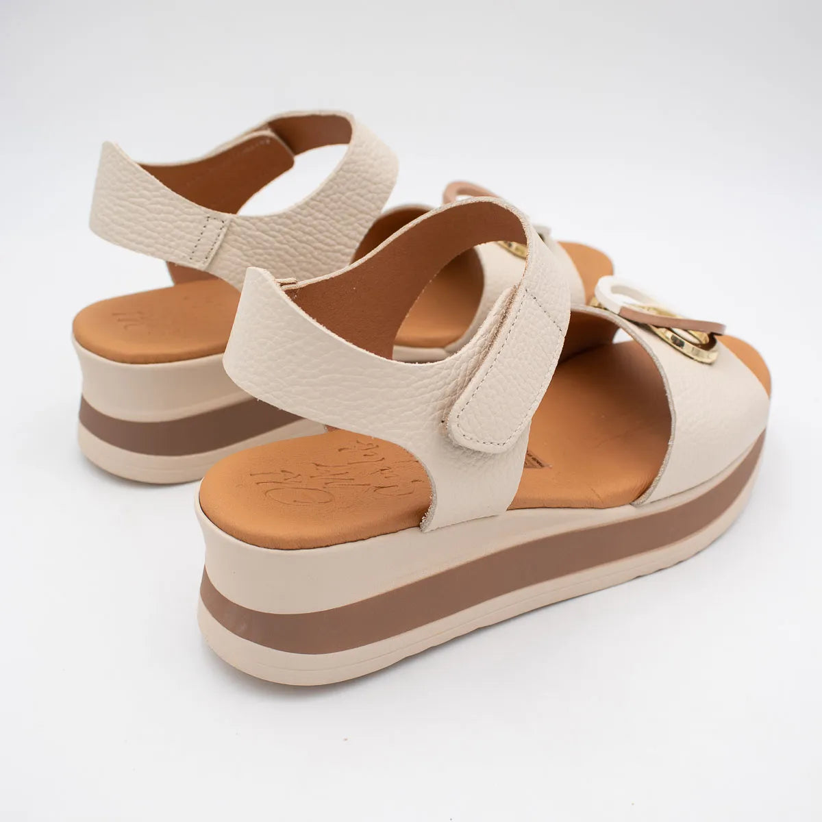 OH! My Sandals Ivory Sandal (Platform Sole) – 5974