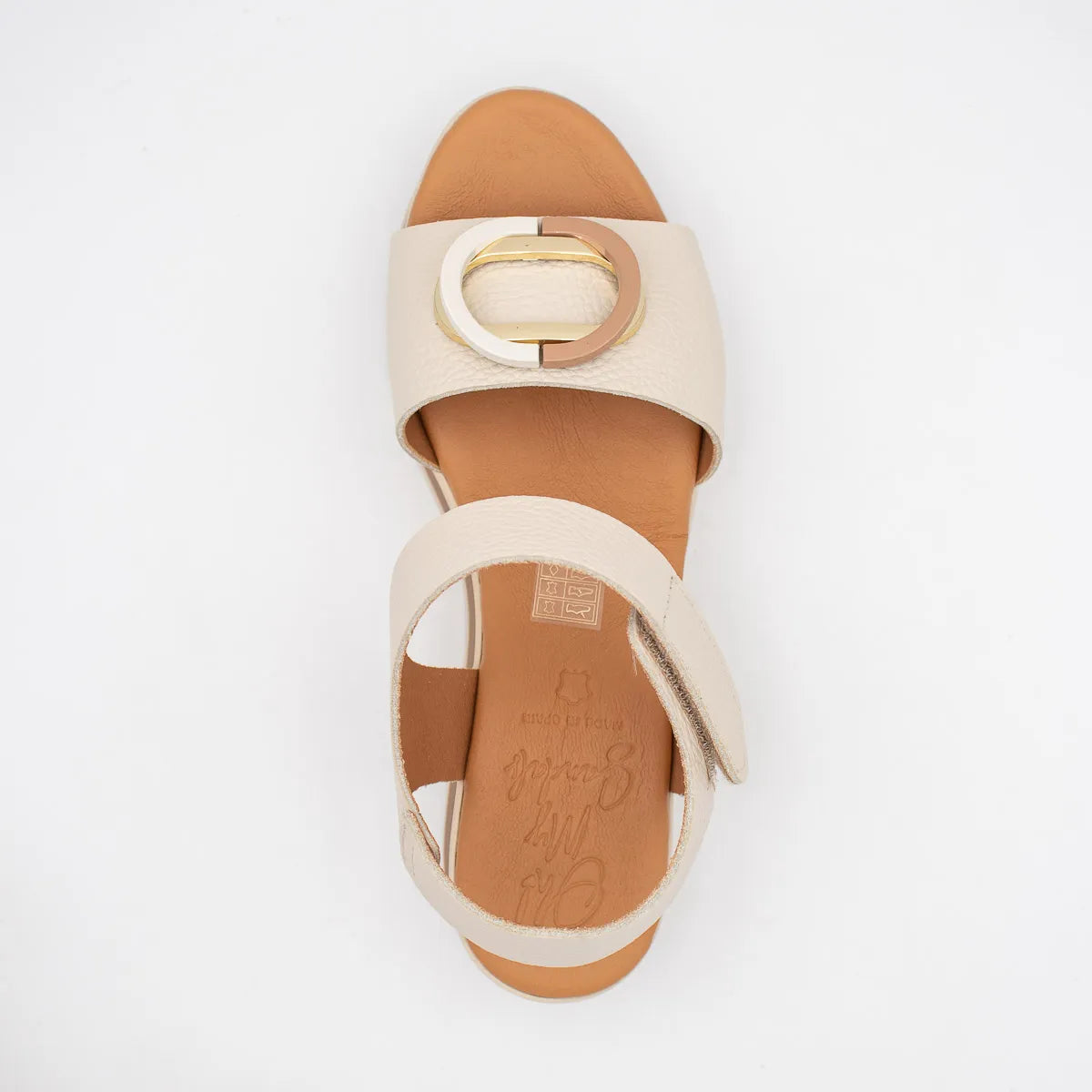 OH! My Sandals Ivory Sandal (Platform Sole) – 5974