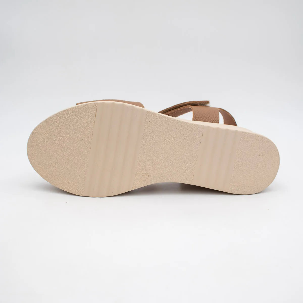 OH! My Sandals Taupe Sandal (Platform Sole) – 5974