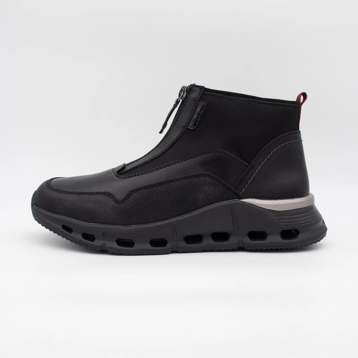 OMG Comfort Darica Zip Ankle Boots – Ink Black (SKU DARICA)