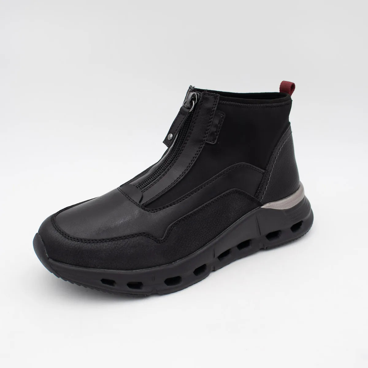 OMG Comfort Darica Zip Ankle Boots – Ink Black (SKU DARICA)