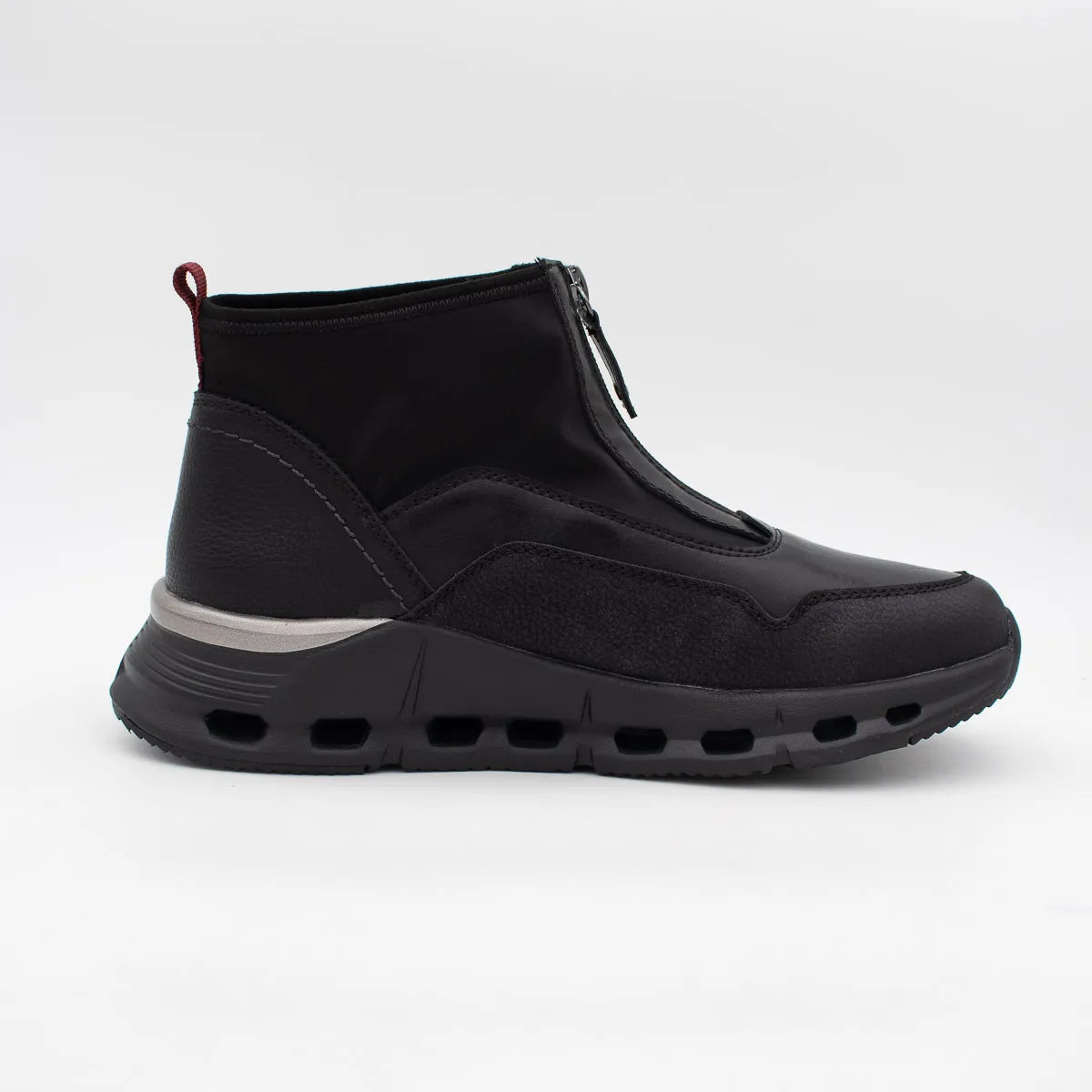 OMG Comfort Darica Zip Ankle Boots – Ink Black (SKU DARICA)