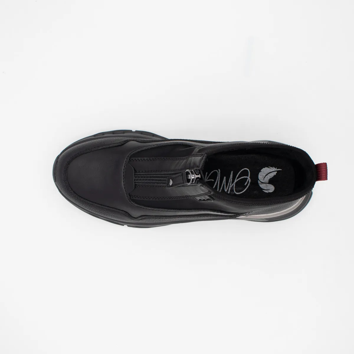 OMG Comfort Darica Zip Ankle Boots – Ink Black (SKU DARICA)