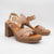 Oh! My Sandals Taupe Patent Leather Platform Sandals