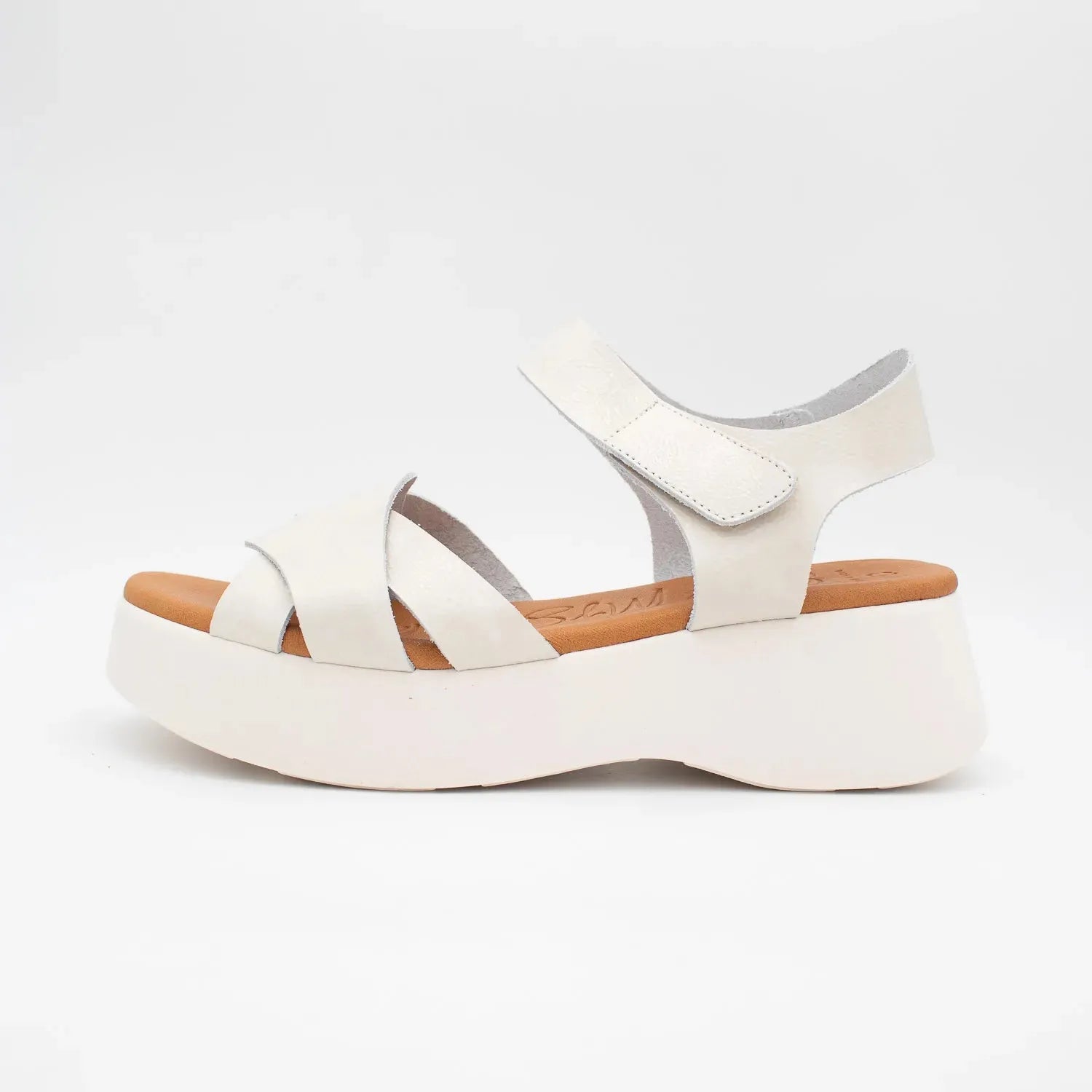 OH! MY SANDALS White Patent Sandal – Chic, Comfortable & Dressy