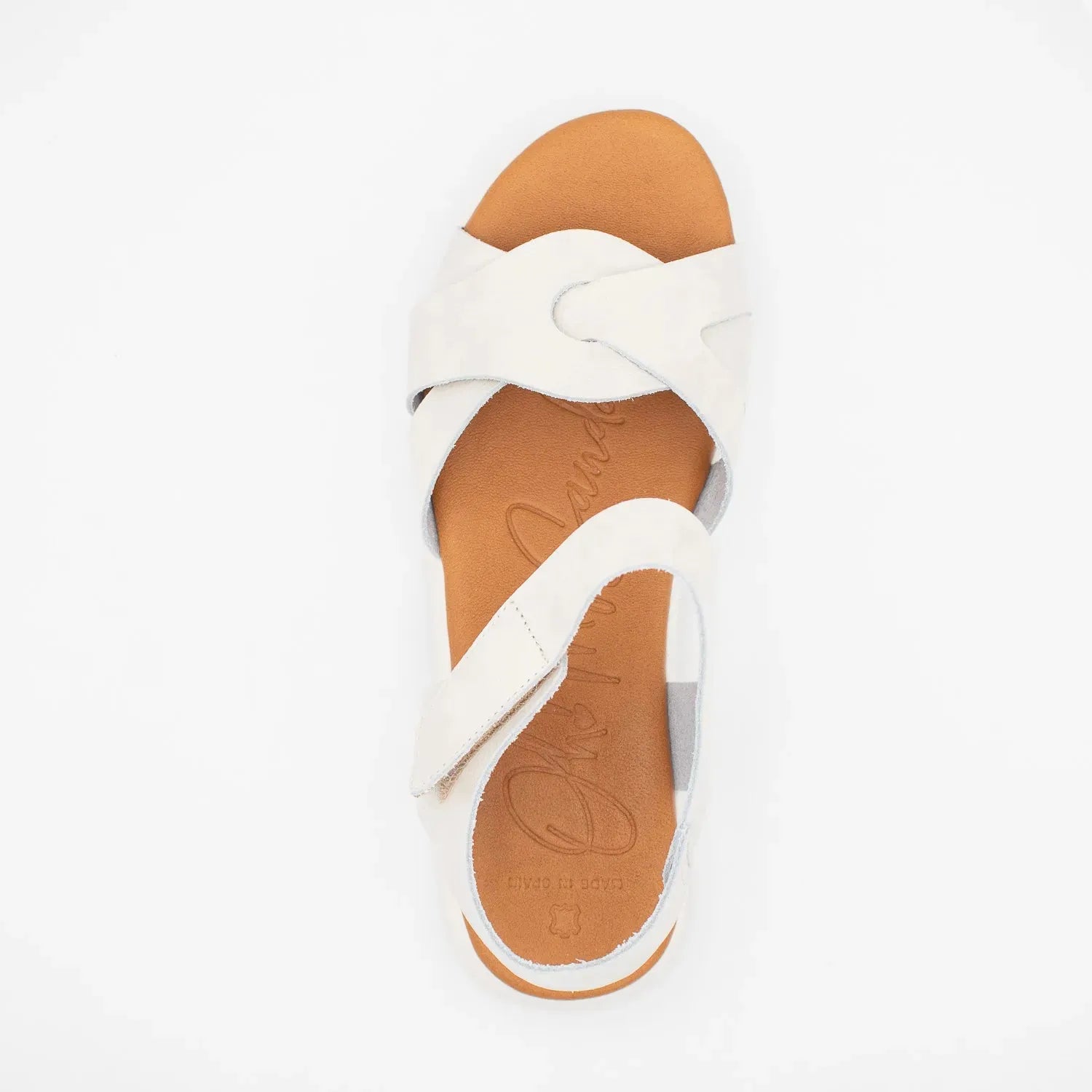 OH! MY SANDALS White Patent Sandal – Chic, Comfortable & Dressy