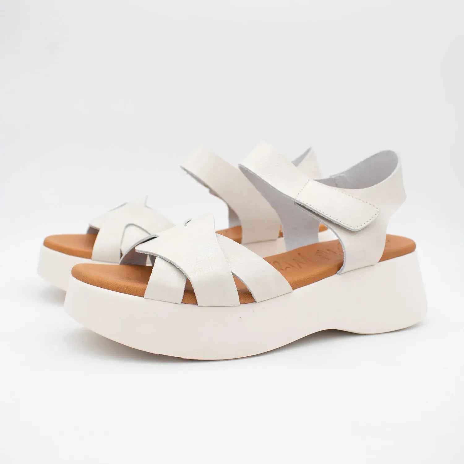 OH! MY SANDALS White Patent Sandal – Chic, Comfortable & Dressy
