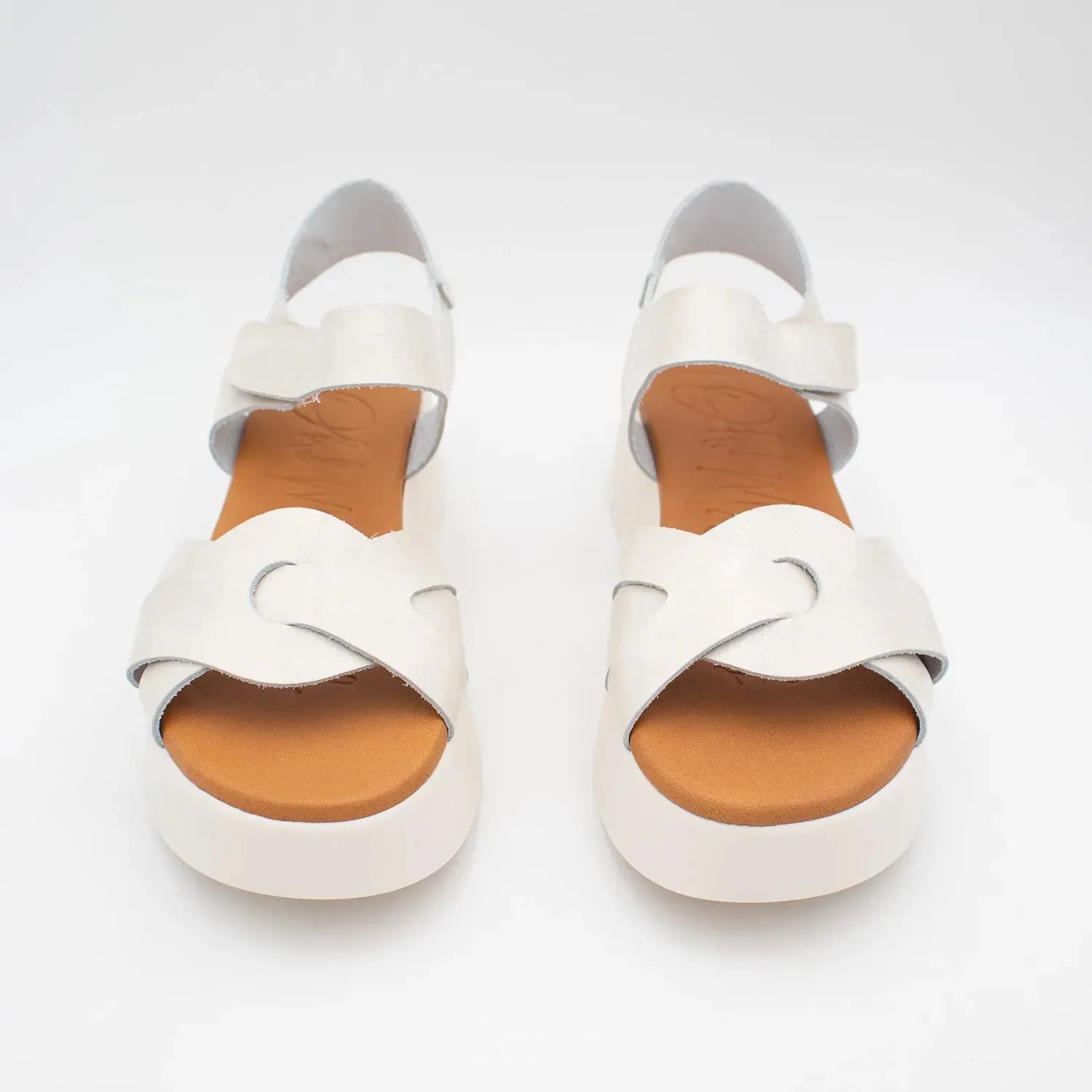 OH! MY SANDALS White Patent Sandal – Chic, Comfortable & Dressy