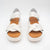 OH! MY SANDALS White Patent Sandal – Chic, Comfortable & Dressy