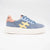 Another Trend Blue Leather Platform Trainers
