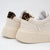 Beige Chunky Trainer with Gold and Leopard Print Detailing by Meline - Leavys Shoes